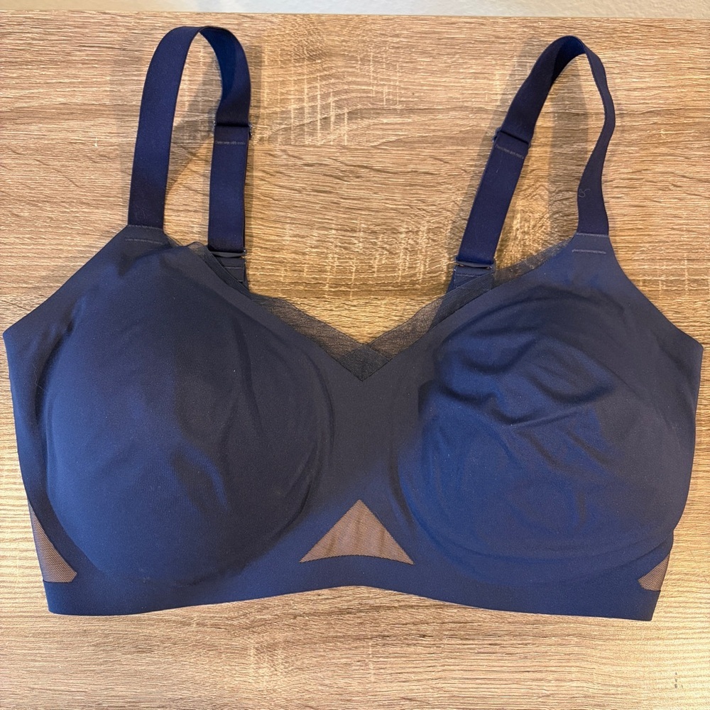 Honeylove Women’s Navy Crossover Bra - XL++
